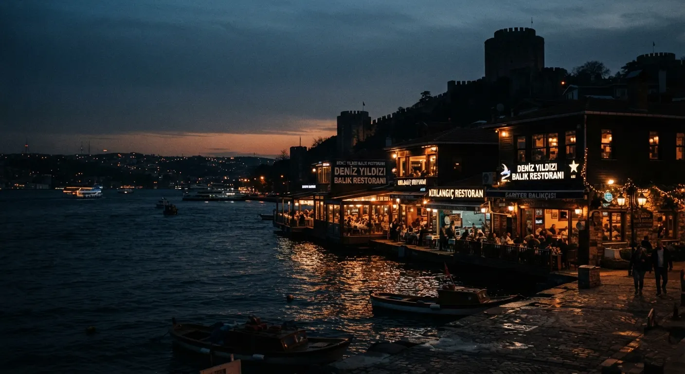 Sarıyer Boğaz kıyısı balık restoranları